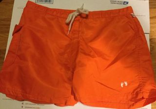 Vintage 70’s 80’s Hang Ten Nylon Swim Suit Shorts Trunks - Size 32 Htf