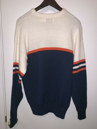 Vintage 80s Chicago Bears Sweater NFL Pro Line Authentic By Cliff Engle size M 2