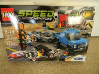 Lego Speed Champions - 75875 Ford F - 150 Raptor & Ford Model A Hot Rod