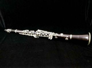 Vintage La Mer Bb Clarinet And Hard Case Wood Body France