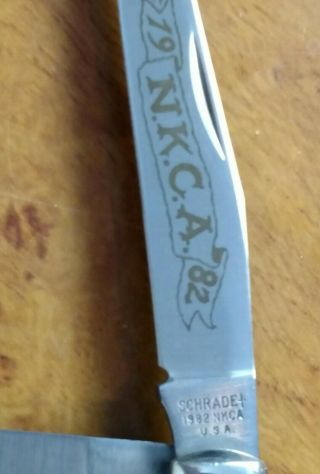 VINTAGE 1982 SCHRADE NKCA 4 