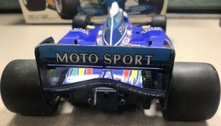 Vintage Tamiya Benetton Renault B195 F1 F103 Chassis 1/10 roller w/ BODY Box 6