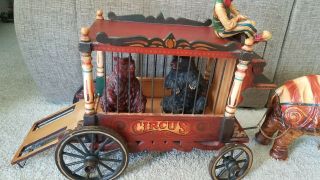 Vintage RINGLING BARNUM BAILEY Circus Wagon Elephant Monkey Clown Bears RARE 4