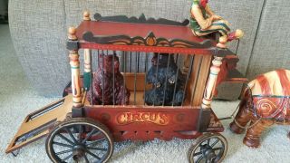 Vintage RINGLING BARNUM BAILEY Circus Wagon Elephant Monkey Clown Bears RARE 5