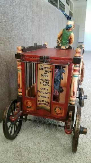 Vintage RINGLING BARNUM BAILEY Circus Wagon Elephant Monkey Clown Bears RARE 6