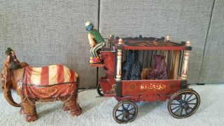 Vintage RINGLING BARNUM BAILEY Circus Wagon Elephant Monkey Clown Bears RARE 7