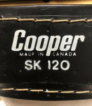 COOPER SK 120 Black hurling helmet Hockey Made in Canada SK120 skateboard vtg 6