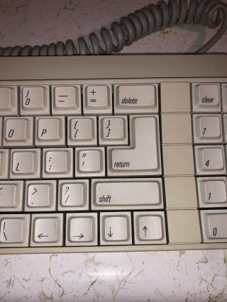 Vintage Apple Bus Keyboard 658 - 4081 And Mouse G5431 And Apple 3.  5 Drive A9M0106 7