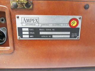 Vintage Ampex 601 Reel - To - Reel Tape Recorder with Tape - 71019d 4