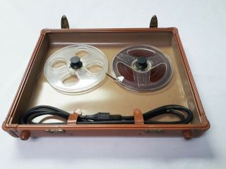 Vintage Ampex 601 Reel - To - Reel Tape Recorder with Tape - 71019d 7