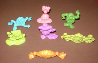Freakies Complete Vintage Set Of 7 Cereal Premiums - - Shippinggrace2020