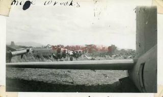 116 Wwii 6th Seabees Guadalcanal Photo Wrecked F6f Hellcats
