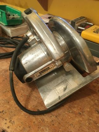 Vintage,  Porter Cable,  Model 597,  7 - 1/4 inch Circular Saw,  runs well 4