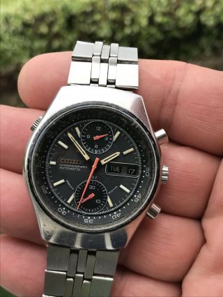 Vintage Citizen Chronograph Automatic Stailess Stell (good)