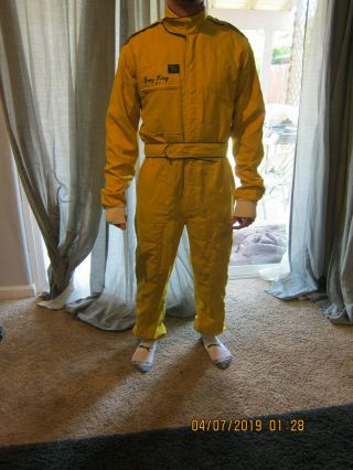 Vintage Simpson Racing 1 Piece Suit Bright Yellow Nomex (gary King 0, ),