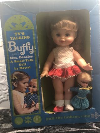 Vintage Buffy And Mrs.  Beasley In Outfit And Box