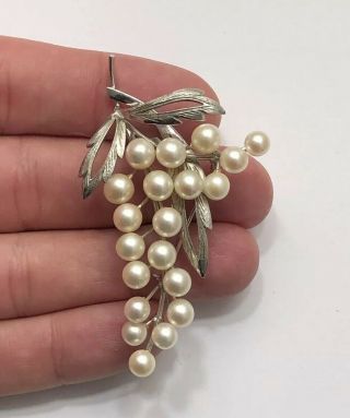 (INV 113) - RARE GORGEOUS EARRINGS AND BROOCH - MIKIMOTO 4
