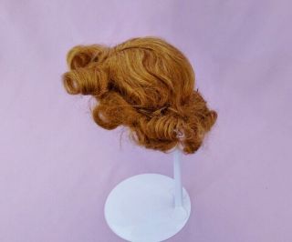 ANTIQUE HUMAN HAIR DOLL WIG 1930s - 40s c1950 2