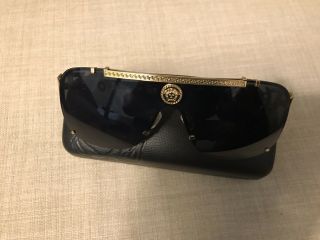 Versace Sunglasses Black/gold Vintage Medusa Head