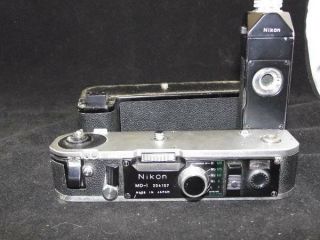 Vintage Nikon MB - 1 Motor Drive and MD - 1 Battery Pack for Nikon F2 - Parts/Repair 3