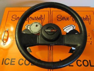 Vintage Factory Complete Chevrolet Corvette Steering Wheel 1986