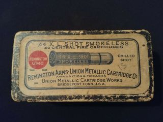 Vintage Remington Umc.  44 X.  L Empty Ammo Box