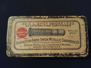 Vintage Remington UMC.  44 X.  L EMPTY AMMO BOX 5