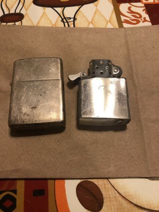 Vintage Sterling Silver 5 Barrel Hinge Zippo Lighter
