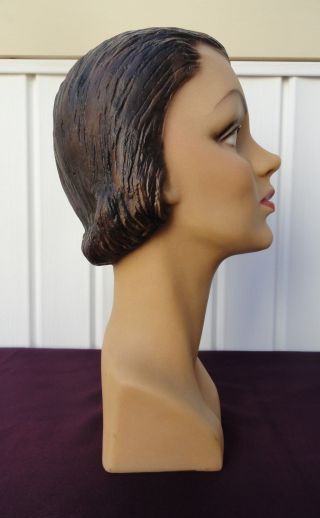 Decoeyes Mannequin Head/Bust Vintage 1930’s Style Store Hat Display Alice 5