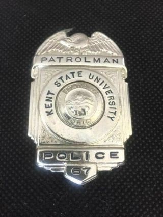 Vintage Kent State University Police Badge