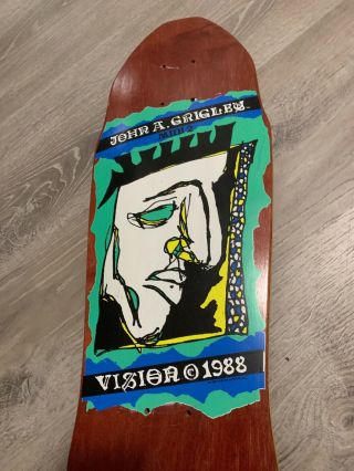 NOS Vision John Grigley Dicknose Skateboard Powell Sims Santa Cruz 5