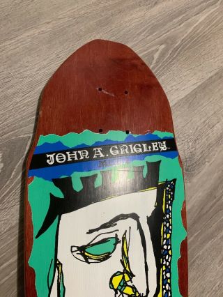 NOS Vision John Grigley Dicknose Skateboard Powell Sims Santa Cruz 6