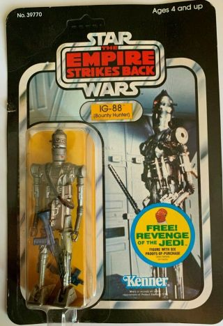 1982 Vintage Star Wars The Empire Strikes Back Ig - 88 48 Back