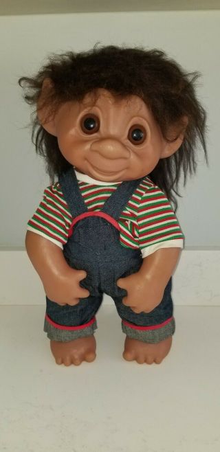 1979 Dam Troll Doll 17 " Boy Overalls 806