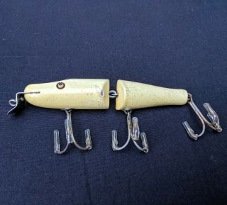 Creek Chub Bait Co 2600 Jointed Pike In Luminous Antique Fishing Lure Vintage 2