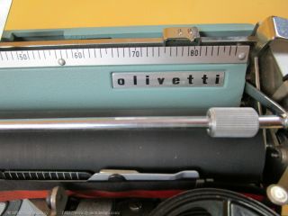 1955 Olivetti Lettera 22 Vintage Typewriter - Serviced,  Ribbon 2