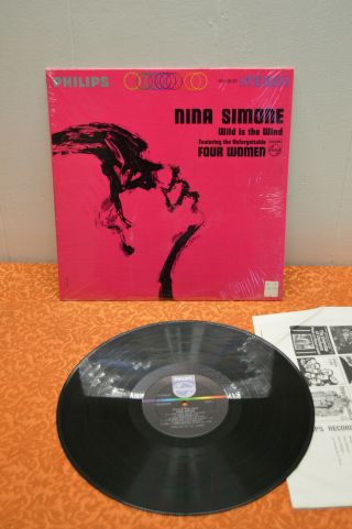 Nina Simone High Wild As The Wind Lp Philips Stereo 600 - 207 Shrink Vintage