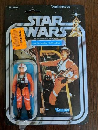 Vintage 1979 Kenner Star Wars Luke Skywalker X - Wing Pilot 21 Back - A Afa?