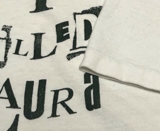 Vintage Twin Peaks Shirt I Killed Laura Palmer Soundtrack Promo Lynch Movie TV 9