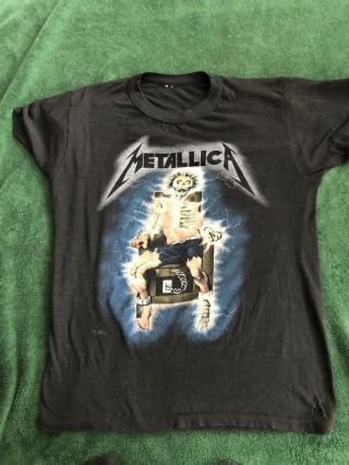 Rare 1985 Vintage Metallica T - Shirt Ride The Lightning Kill 