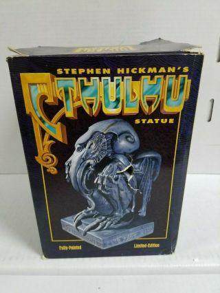 RARE Stephen Hickman CTHULHU Statue Sculpture H.  P.  Lovecraft Bowen Designs 801 10