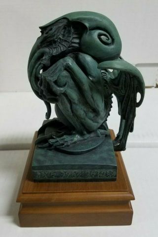 RARE Stephen Hickman CTHULHU Statue Sculpture H.  P.  Lovecraft Bowen Designs 801 4