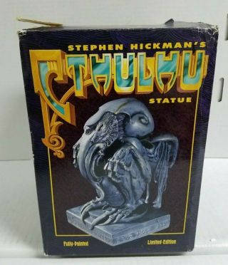 RARE Stephen Hickman CTHULHU Statue Sculpture H.  P.  Lovecraft Bowen Designs 801 8