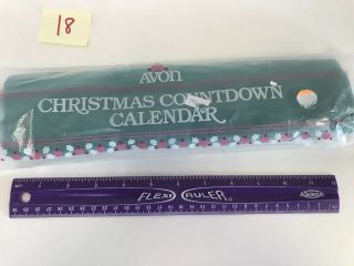Avon Countdown To Christmas Advent Calendar Still in Plastic Vintage 1987 2