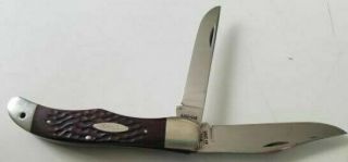 Vintage Case Xx Usa 6265 Sab Folding Hunter Knife 10 Dot 1980