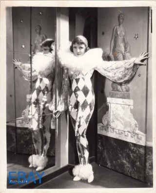 Claudette Colbert Sexy Costume Tonight Is Ours Vintage Photo