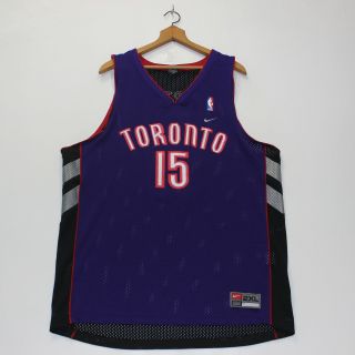Vintage Vince Carter Toronto Raptors Nike Jersey Size Xxl Nba Purple