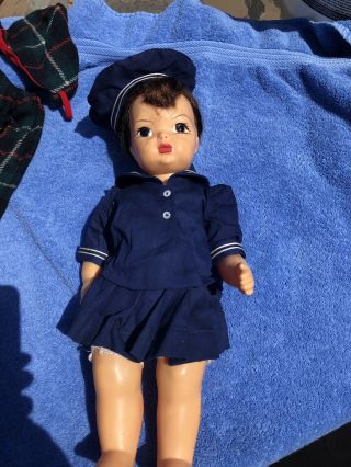 Vintage Terri Lee Doll,  With Clothes And Authentic Terri Lee Trunk