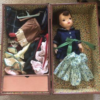 Vintage Terri Lee Doll,  With Clothes And Authentic Terri Lee Trunk 3