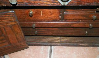 ANTIQUE Gerstner Or STAR MACHINIST CHEST 6 DRAWER TOOL BOX 4